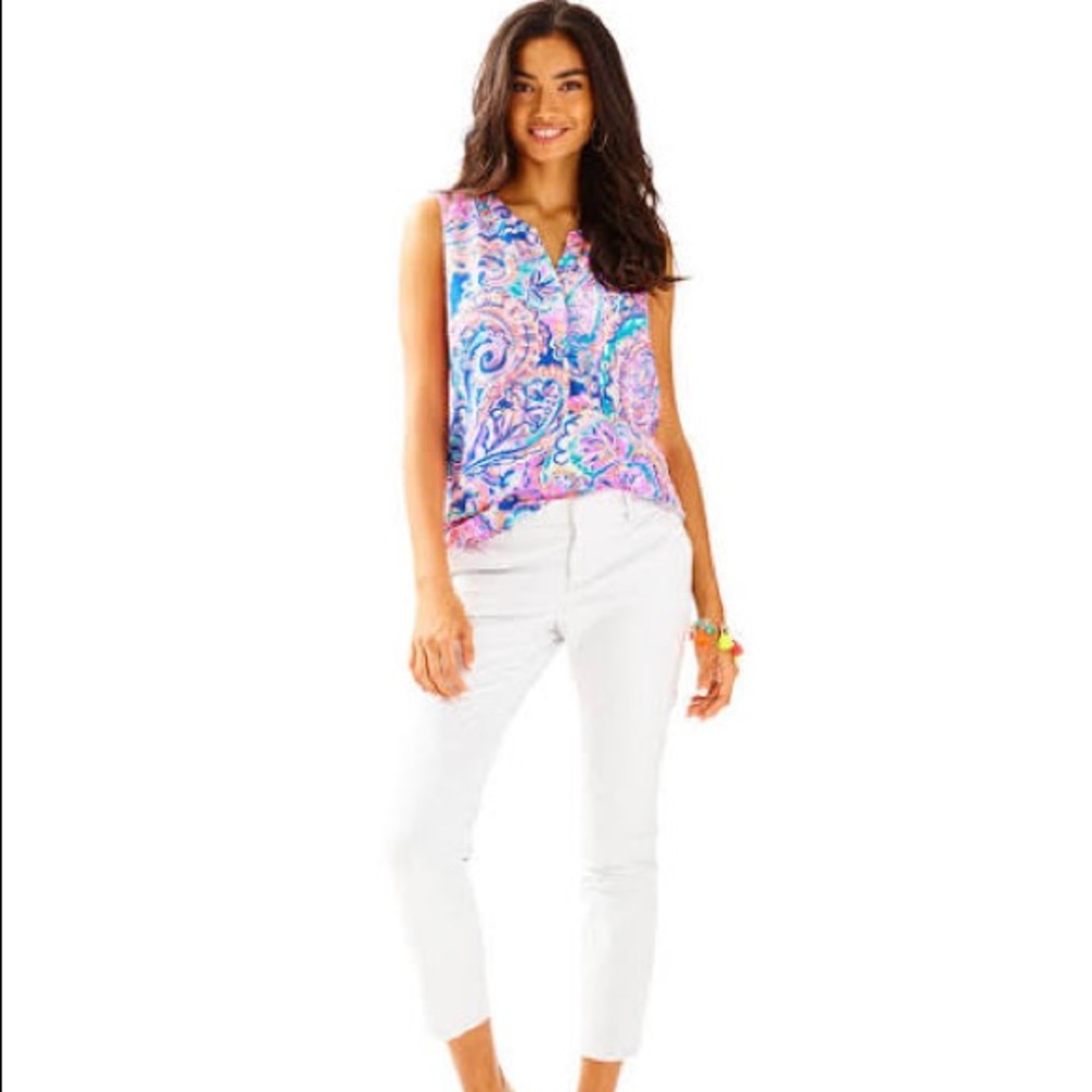 NEW Lilly Pulitzer Shana Stretch Crop Capris